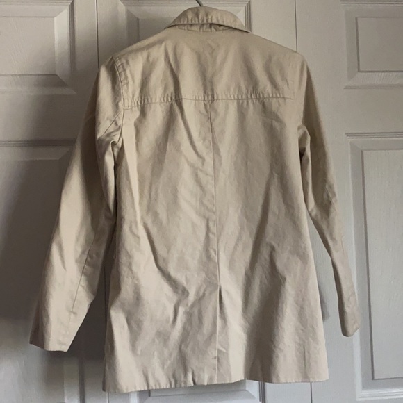 Gap stone coloured hip length coat - Picture 3 of 7